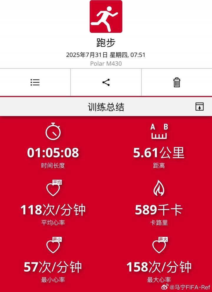 ??馬寧堅持外出跑步訓(xùn)練：有很多事我們無法決定，例如天要下雨